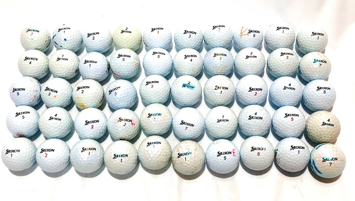 ☆8508☆ SRIXON ゴルフボール 50球 セット まとめ ゴルフ ボール 練習(xí) 用品 ５０セット まとめ売り ブランド ゴルフ用品 ゴルフボール