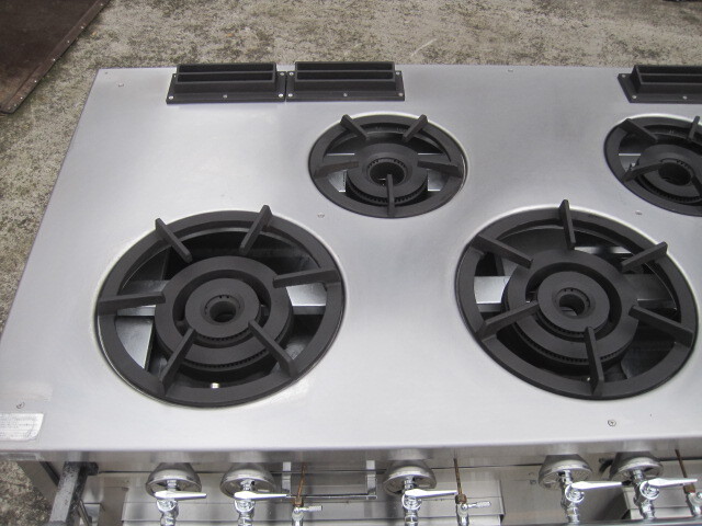 2020 year made with guarantee [ta Nico -][ business use ][ used ] gas range S-TGR-150A* city gas W1500xD750xH850mm