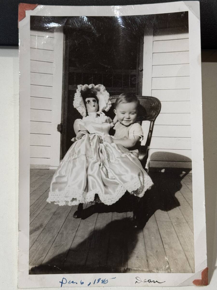 1945年 当時の写真付き 60cm ボルドー人形 ブドワールドール 1945年 当時の写真付き 60cm ボルドー人形 ブドワールドール