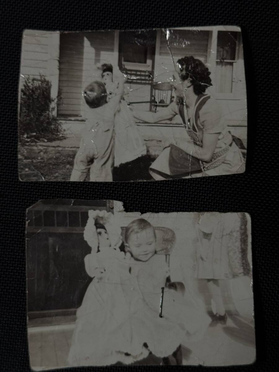1945年 当時の写真付き 60cm ボルドー人形 ブドワールドール 1945年 当時の写真付き 60cm ボルドー人形 ブドワールドール