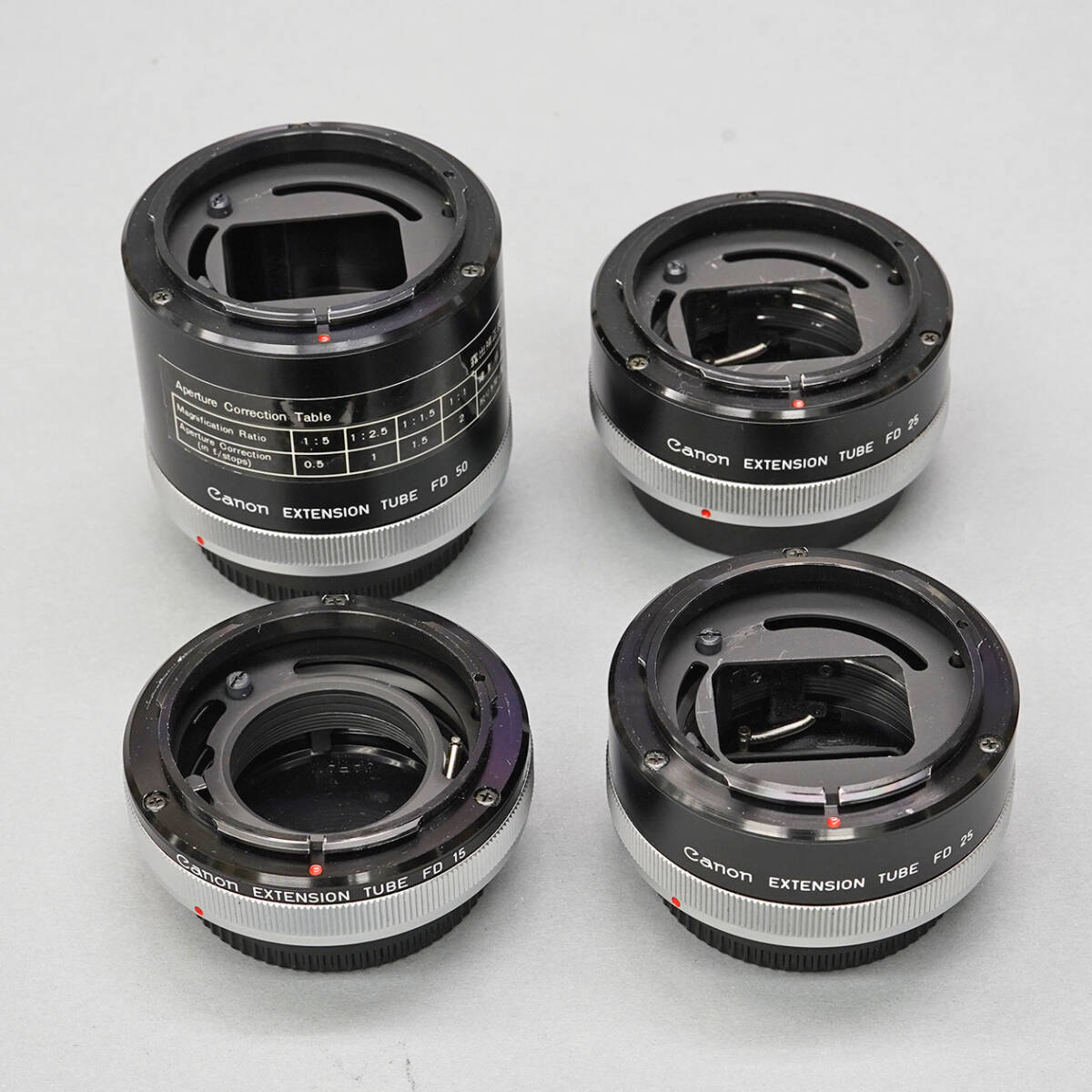Yahoo!オークション 【80】Canon Extension Tube FD 15・25・25・50