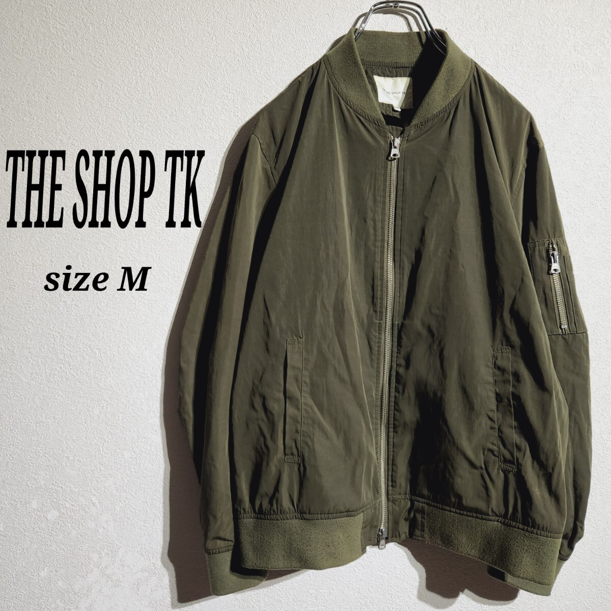 THESHOPTK ザショップティーケー ナイロンブルゾン フライト THESHOPTK ザショップティーケー ナイロンブルゾン フライト