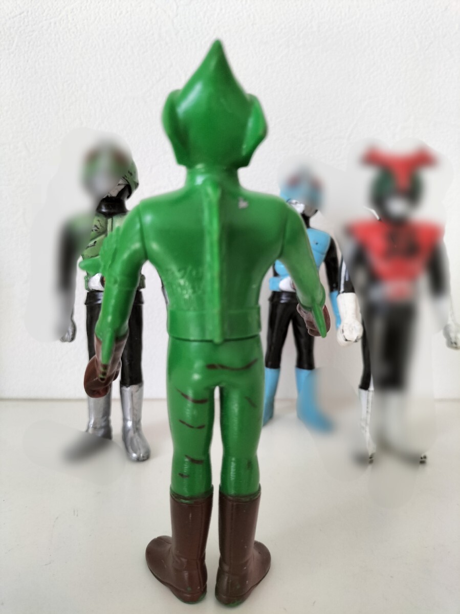 ポピー仮面ライダーアマゾン 昭和 ソフビ当時(検1号2号V3X ポピー仮面ライダーアマゾン 昭和 ソフビ当時(検1号2号V3X