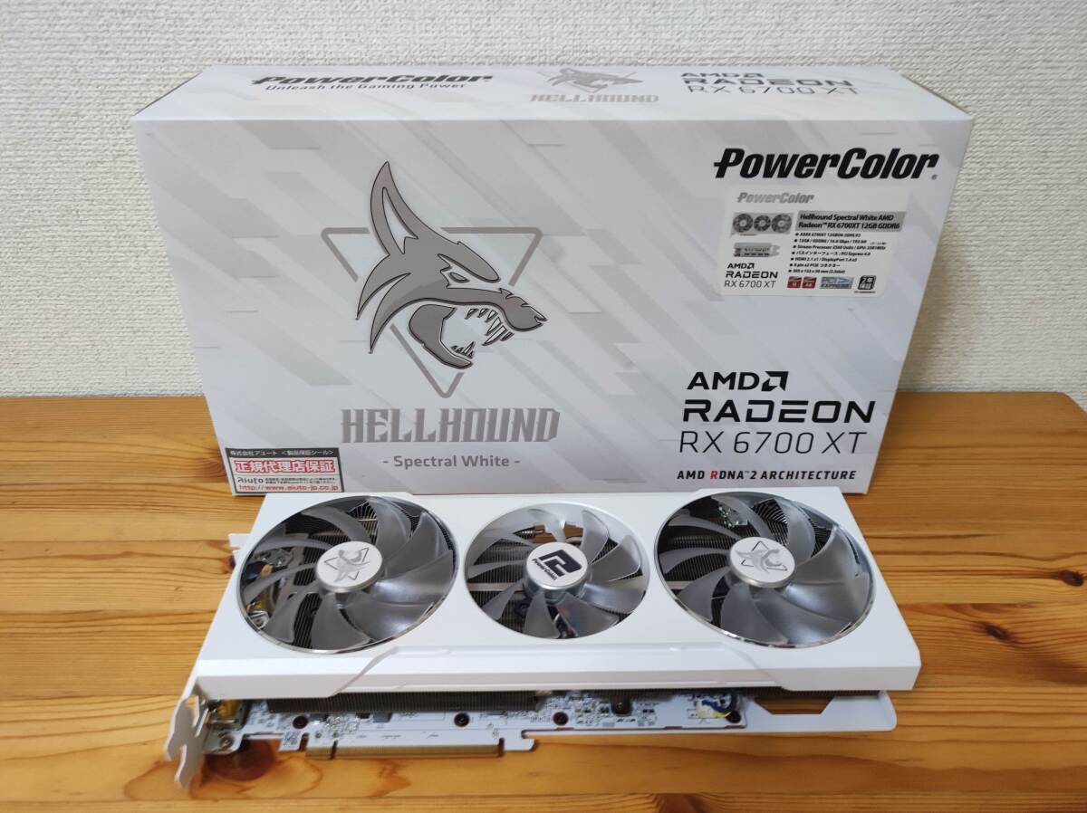 白色ビデオカード】PowerColor Hellhound Spectral White AMD 白色ビデオカード】PowerColor Hellhound Spectral White AMD