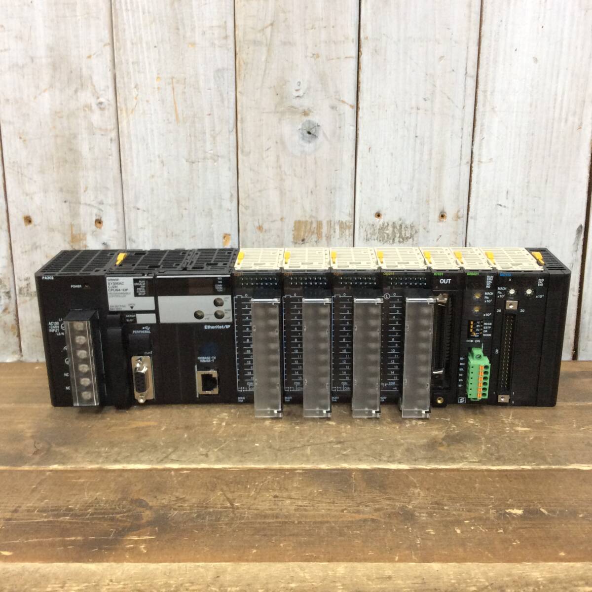 AH-08123】中古品 OMRON オムロン シーケンサ9点セット 電源 CPU AH-08123】中古品 OMRON オムロン シーケンサ9点セット 電源 CPU