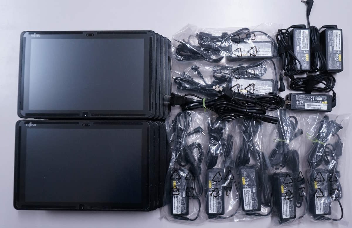 Arrows Tab Q507/RE Atom x5-Z8550/4GBRAM/64GB eMMC/Win10 Home ジャンク品 10台セット