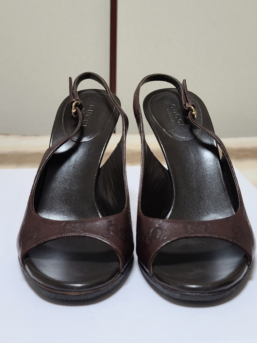 新品未使用】GUCCIピンヒールサンダル 新品未使用】GUCCIピンヒールサンダル