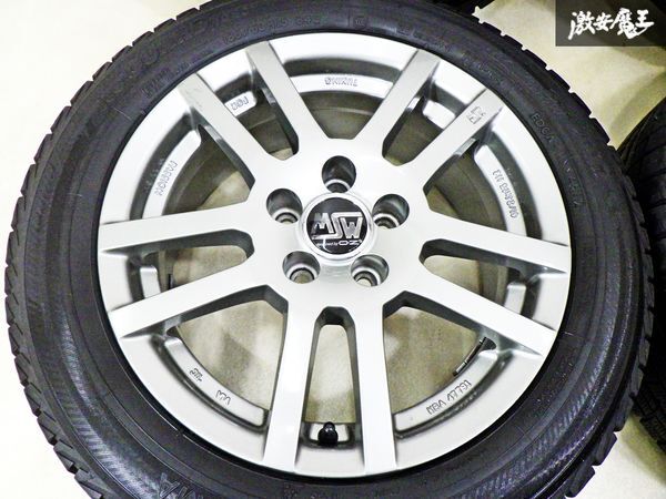 OZ Racing OZレーシング MSW 15インチ 6.5J +35 PCD 100 5H タイヤ 付 ホイール VW ポロ GTI にて使用しておりました。 ルポ など 棚39D