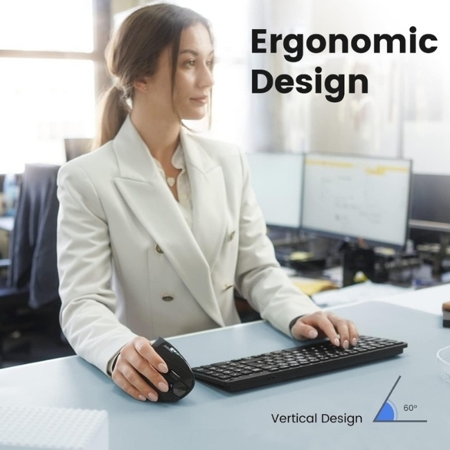 【痛み解消!快適マウス】 Perixx ペリックス ワイヤレス垂直マウス エルゴノミクスマウス マルチデバイス 3台同時接続 快適 便利 健康_画像5