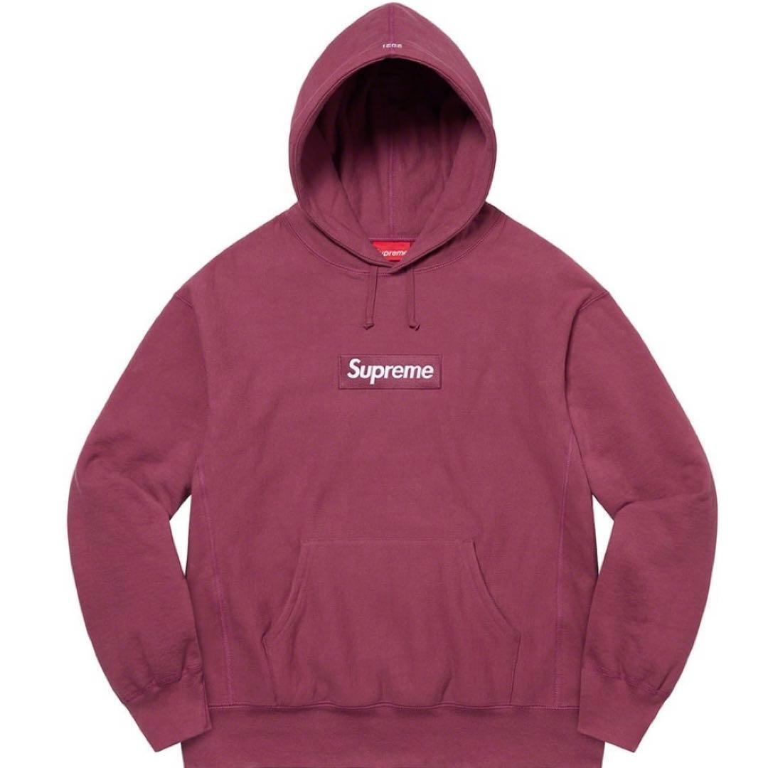 21FW M Supreme Box Logo Hooded パーカー PLUM ボックス ロゴ 21FW M Supreme Box Logo Hooded パーカー PLUM ボックス ロゴ