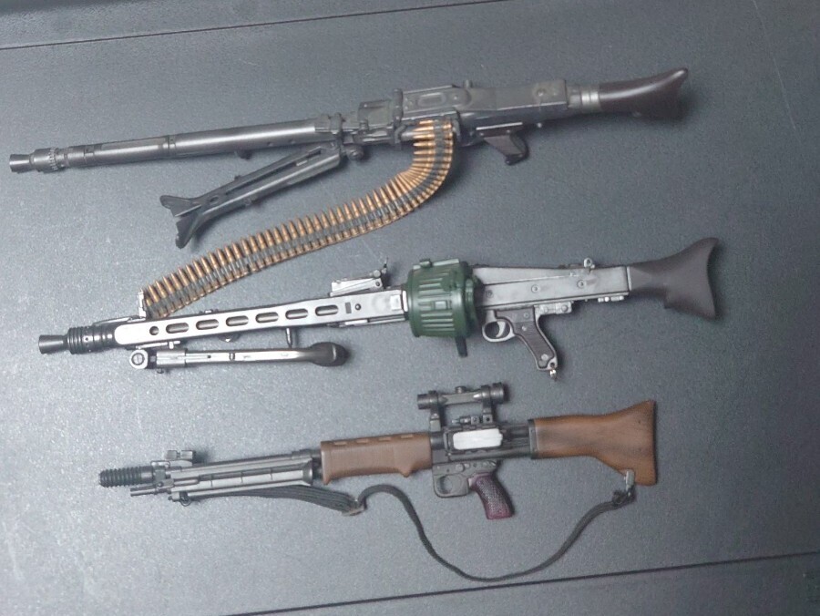 ドラゴン　1/6　FG42　MG34　MG42　ドイツ軍機関銃