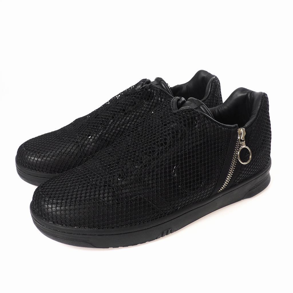 未使用品 スタンプド STAMPD × SERGIO TACCHINI セルジオタッキーニ PRIME SHOT メッシュスニーカー 靴 42 ブラック 黒 STM912955 メンズ