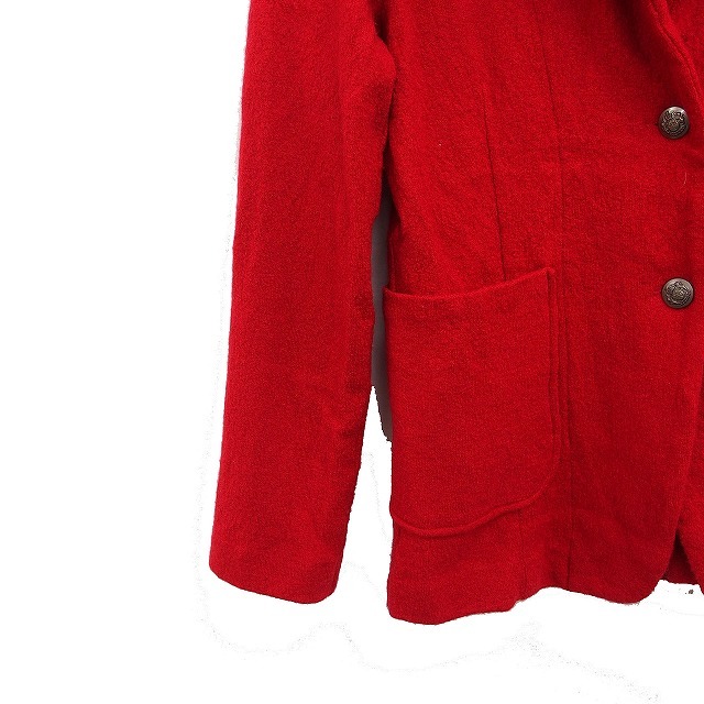  Comme Ca Ism COMME CA ISM tailored jacket single plain nappy wool S red red /FT7 lady's 