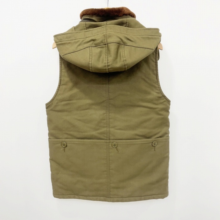  gel gaGERUGA beautiful goods mouton color the best hood outer 2 approximately M size green khaki men's 