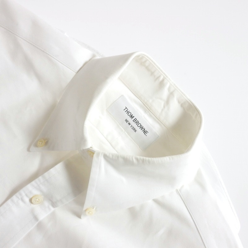  Tom Brown THOM BROWNE BD oxford shirt long sleeve 2 white MWL001AW5259 domestic regular men's 