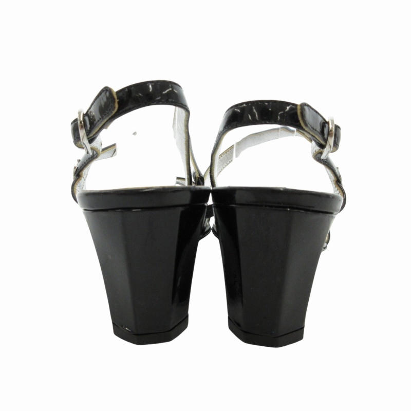 シャネル CHANEL ストラップサンダル シューズ パテントレザー シャネル CHANEL ストラップサンダル シューズ パテントレザー