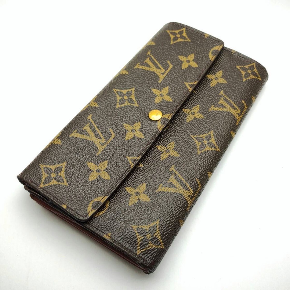 モノグラム　 長財布　 ルイヴィトン　 LOUISVUITTON　 ポルトモネクレディ　財布　メモA９