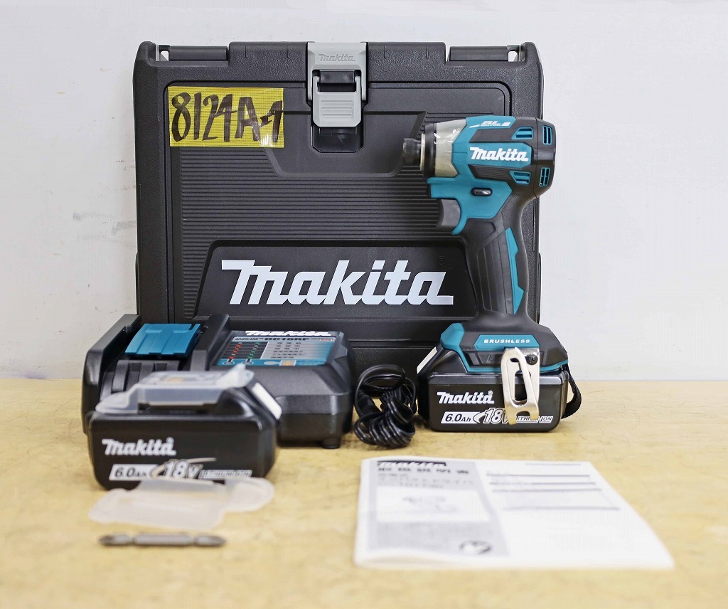 8124A24 未使用 makita マキタ 充電式インパクトドライバー TD173DRGX 青 ブルー