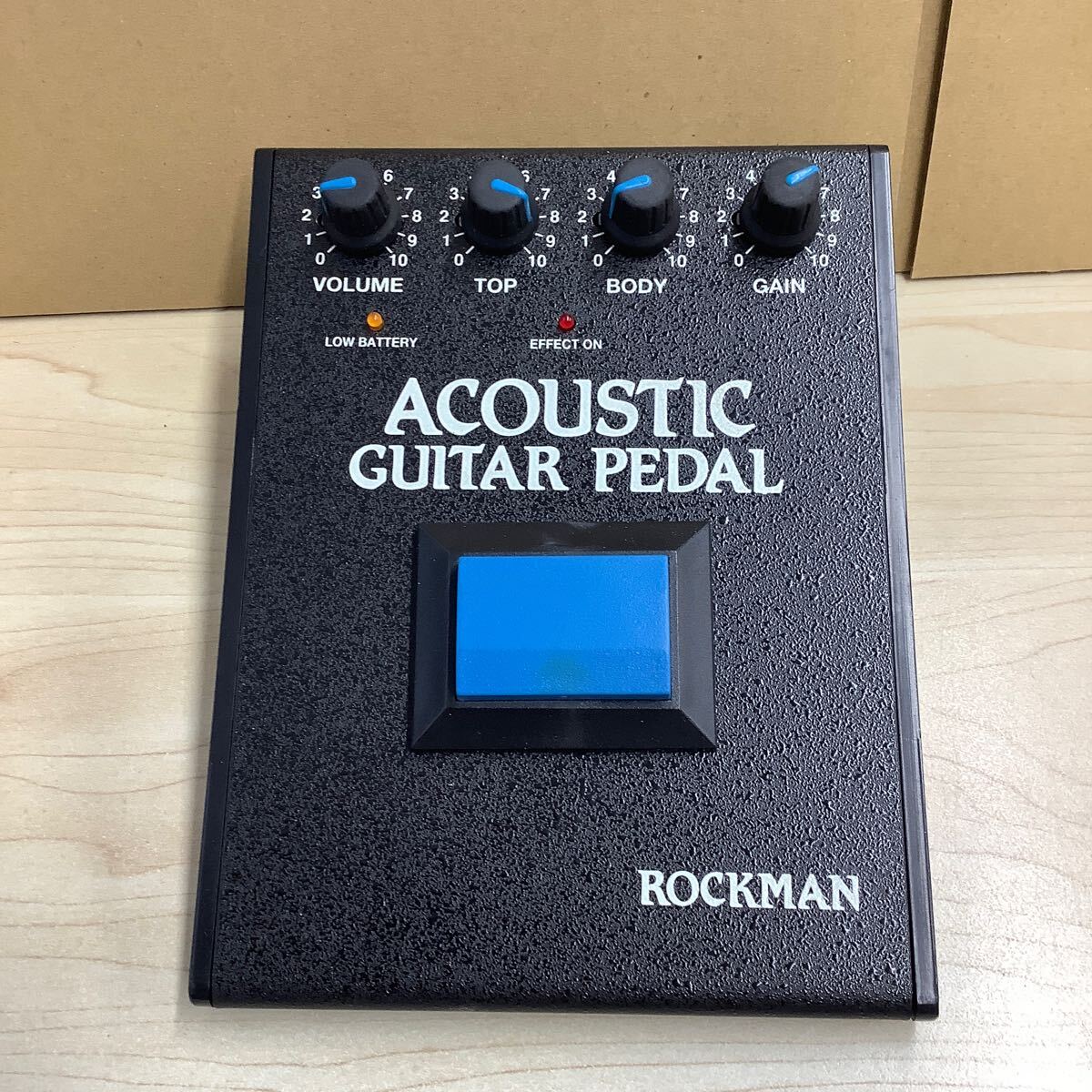 ⑤ ROCKMAN ロックマン ACOUSTIC ギター ペダル 現状品 通電のみ確認 