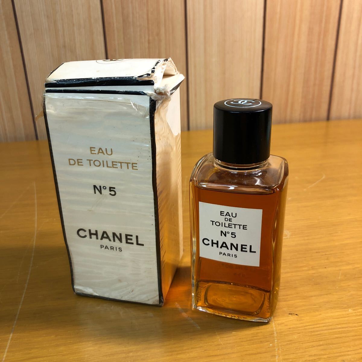 ◆CHANEL シャネル 香水 EAU DE TOILETTE オードトワレ 55S 残量9割 中古 118ml
