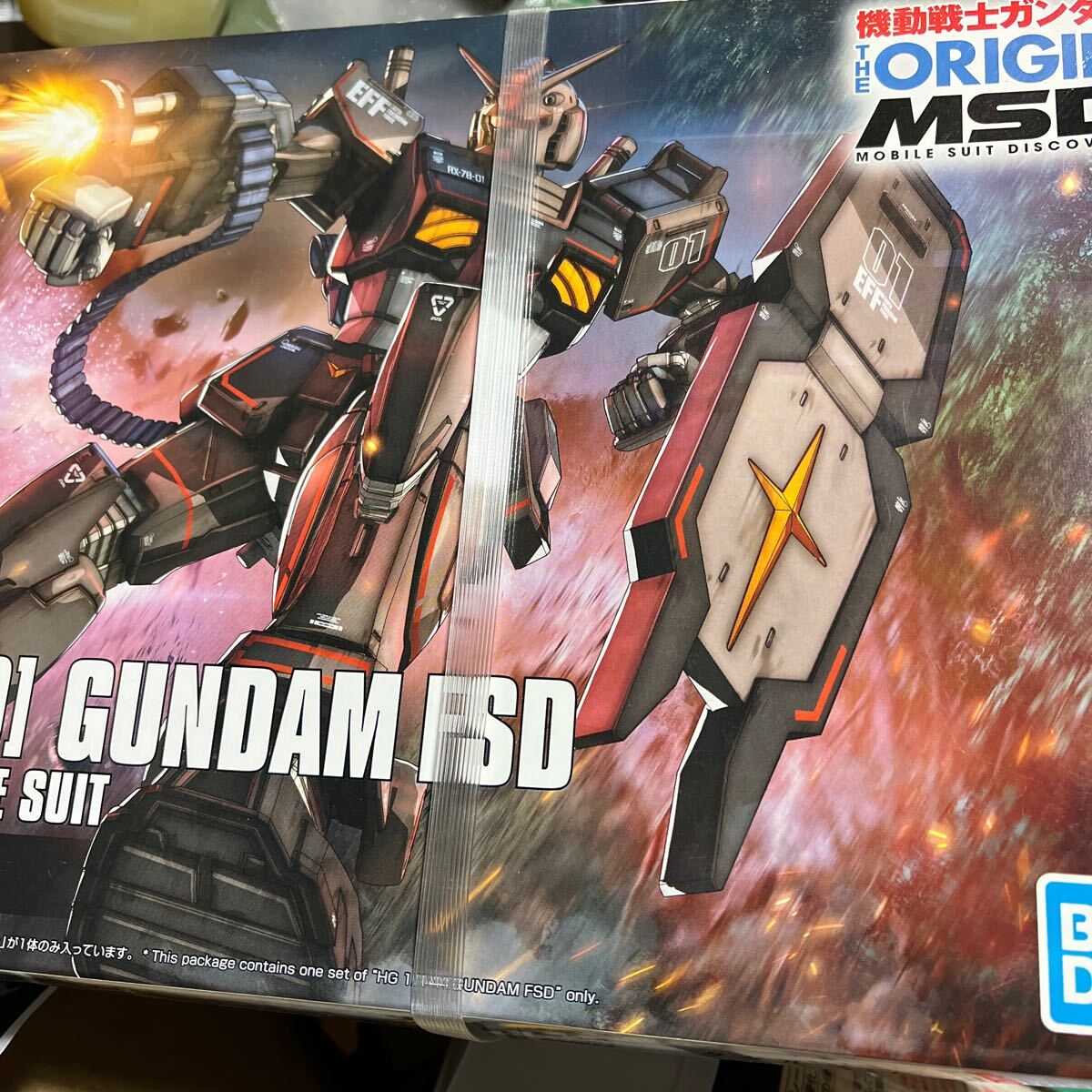 機動戦士ガンダムTHEORIGIN MSD RX-78-01[FSD]GUNDAM FSD 帯付き未開封未組み立て・バンダイ・ガンプラ