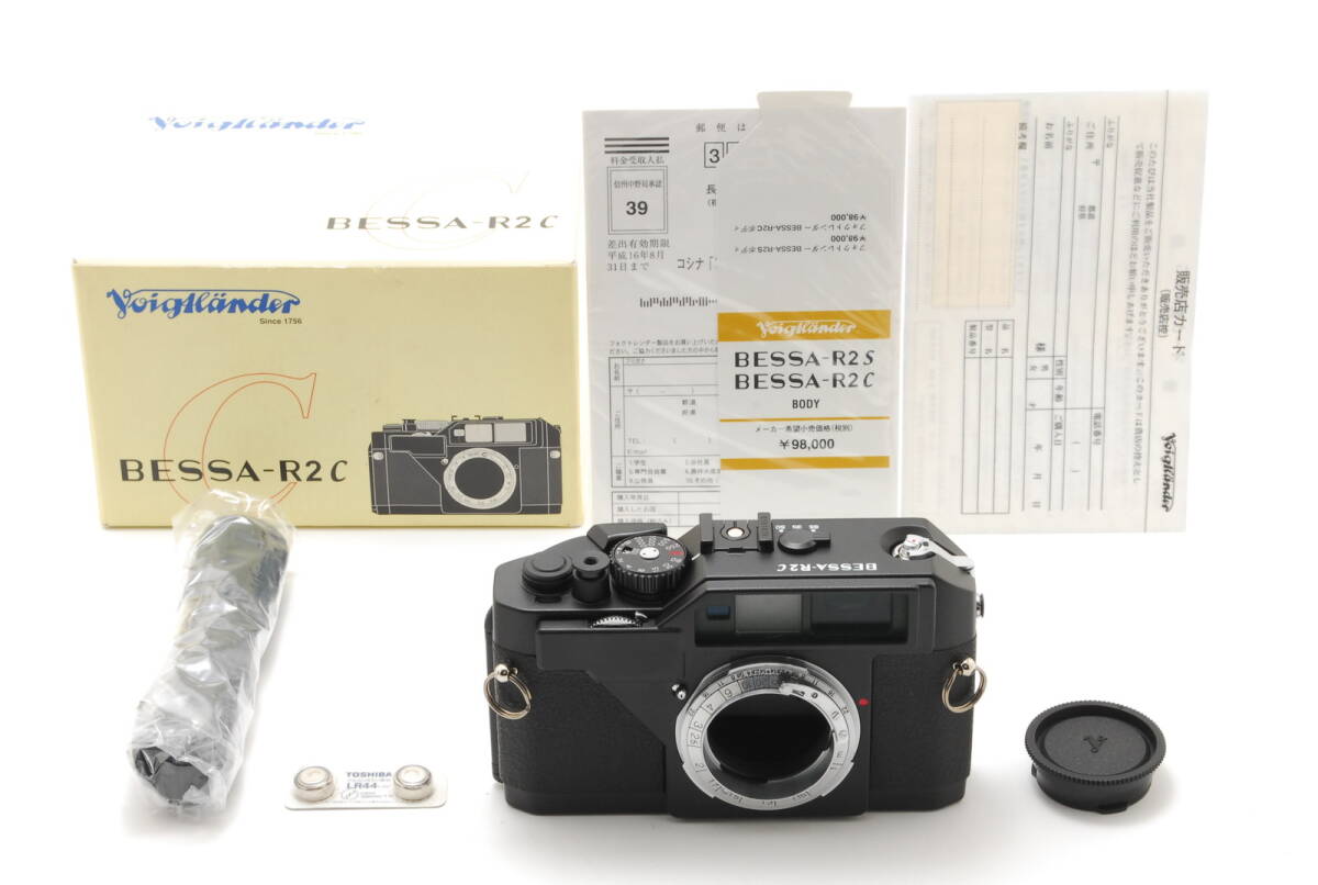 [S品]Voigtlander BESSA R2C★コレクターズ★元箱★ボディ★CONTAX★ベッサ★1259_画像1