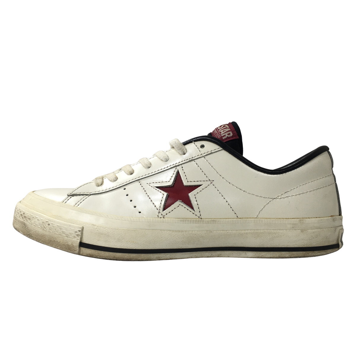 CONVERSE ONE STAR J コンバース ワンスター レザー ホワイト レッド 日本製 白 赤 26.5cm US8