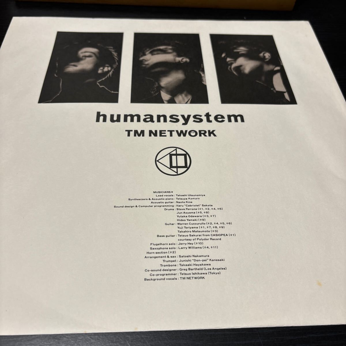 TM Network Humansystem LP Epic/Sony 28-3H-310 1987年作品