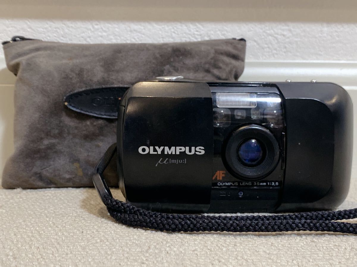 OLYMPUS μ mju コンパクトフィルムカメラ 初代 LENS 35mm 1:3.5