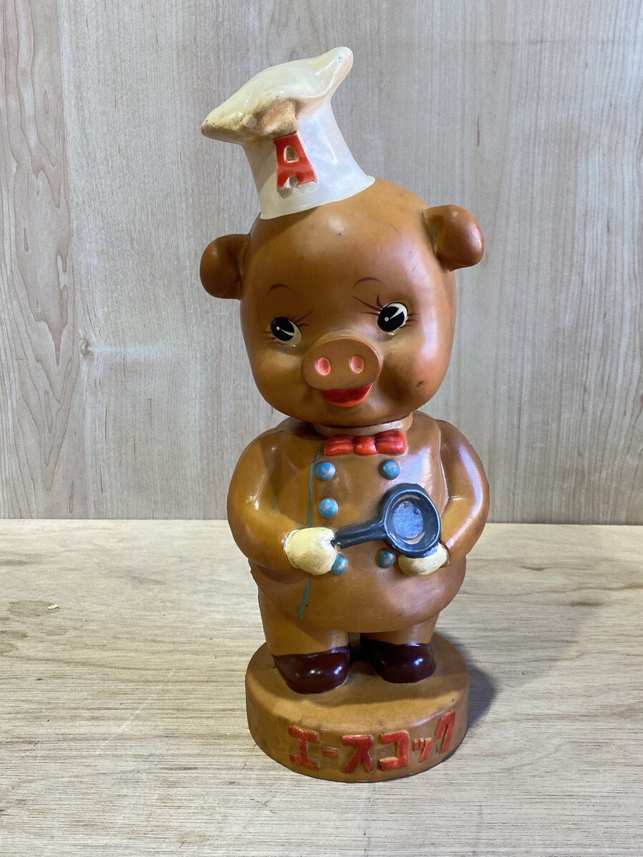 ❤️希少！！店頭用当時物エースコック「こぶたソフトビニール人形」❤️1641 エースコック こぶた ソフビ人形 当時物 - メルカリ