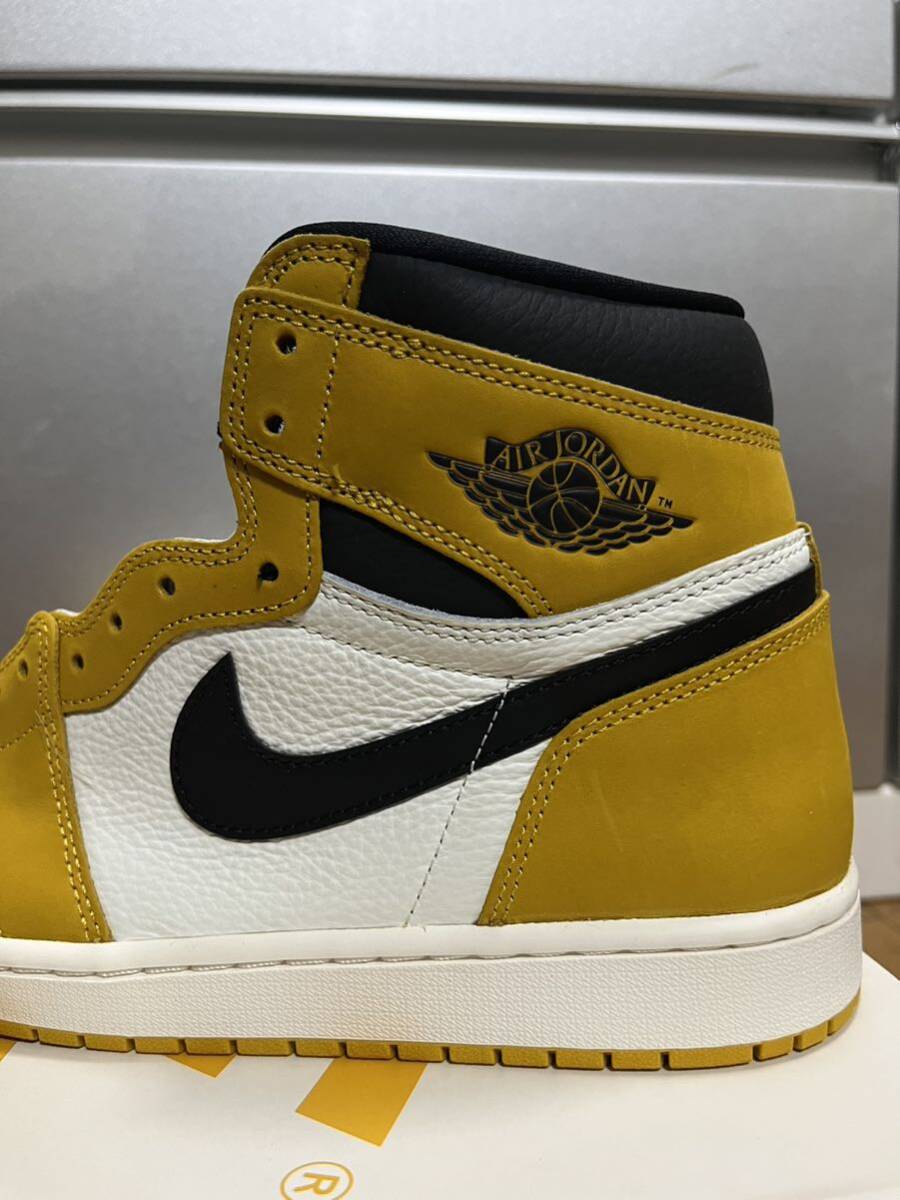  новый товар не использовался NIKE AIR JORDAN 1 RETRO HIGH OG YELLOW OCHRE 28.5cm US10.5 Nike воздушный Jordan желтый дуб ru