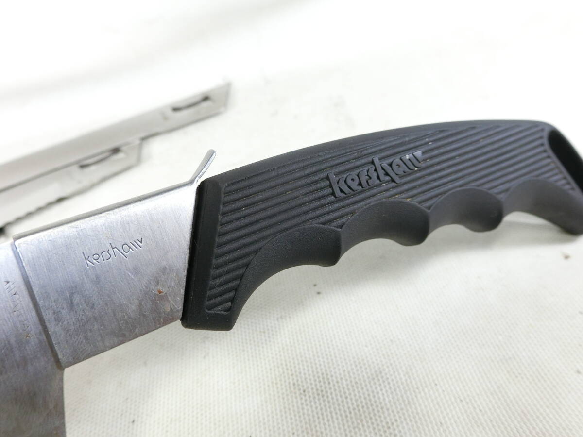 超美品 ΛKershaw Blade Trader ブレードトレーダー マルチナイフ 交換刃 ハンティングナイフ、狩猟刀