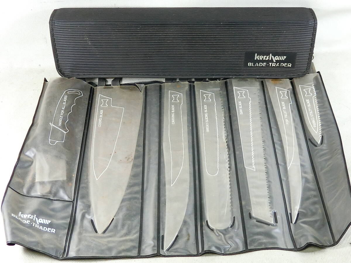 【メール便不可】 ΛKershaw Blade Trader ブレードトレーダー マルチナイフ 交換刃 ハンティングナイフ、狩猟刀