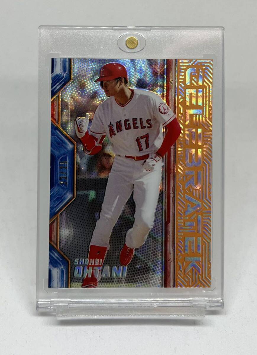 【25枚限定】2019 Topps High Tek 大谷翔平 CELEBRTEK オレンジパラレル DODGERS ドジャース 50-50