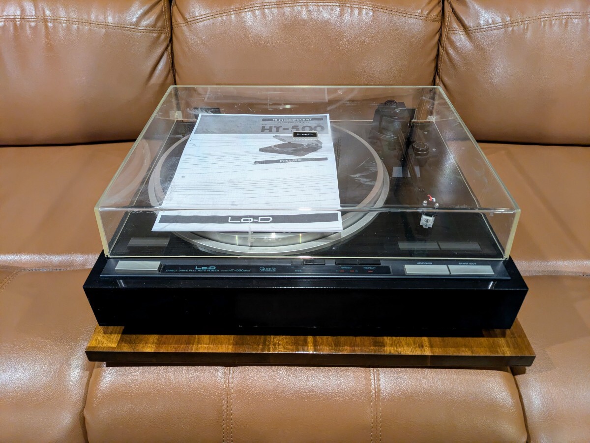 メンテナンス済 日立 Lo-d HT-500 MKⅡ フルオートレコードプレーヤー 新品カートリッジ ダイレクトドライブ クォーツ