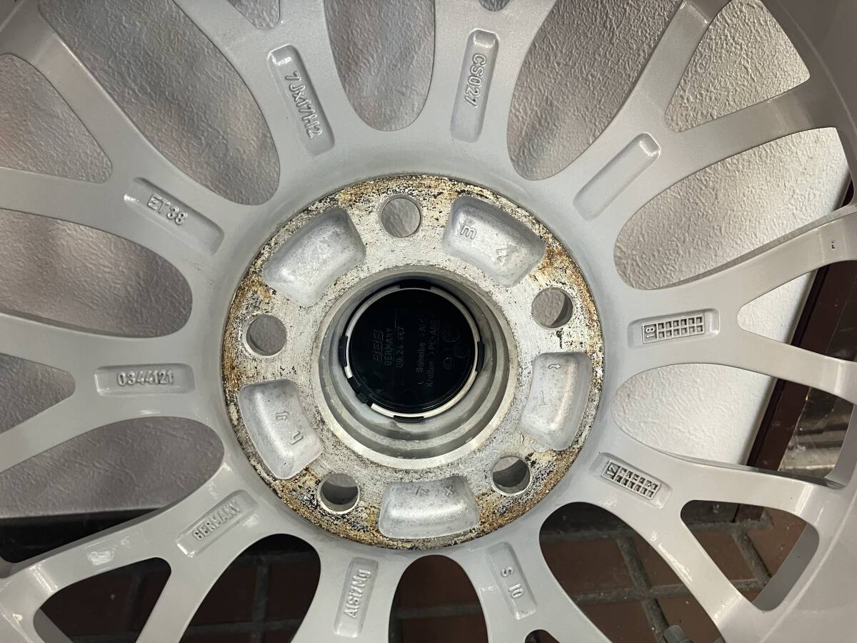 2022年製 超バリ溝】BBS Germany SX 18in 8J +44 PCD112 ヨコハマ iG70 235/45R18 VW T-Roc  ザ・ビートル パサート アウディ SQ2 Q2 中古 スタッドレスタイヤホイールセット | パーツ販売ナンバーワン