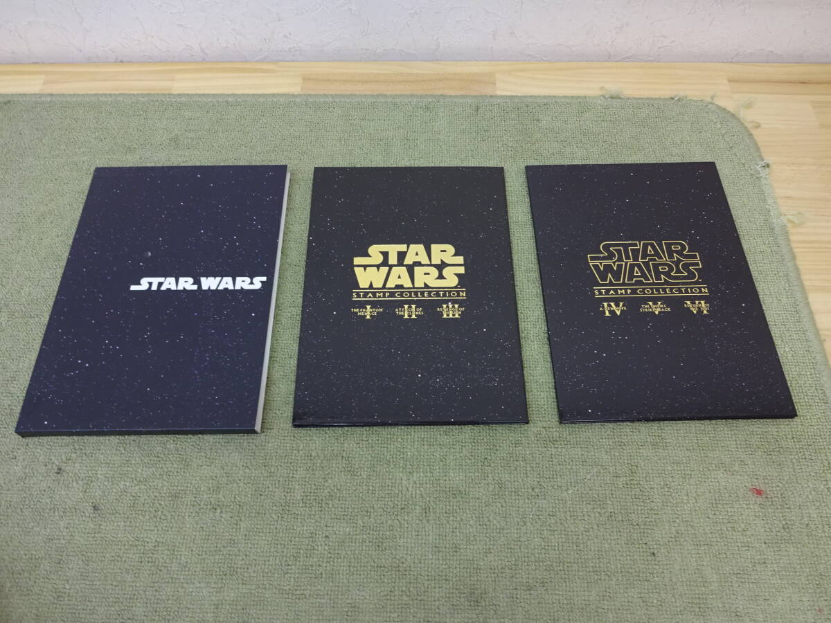 296-P24) 未使用品 スターウォーズ フレーム切手 スタンプコレクション Ⅰ・Ⅱ・Ⅲ・Ⅳ・Ⅴ・Ⅵ 