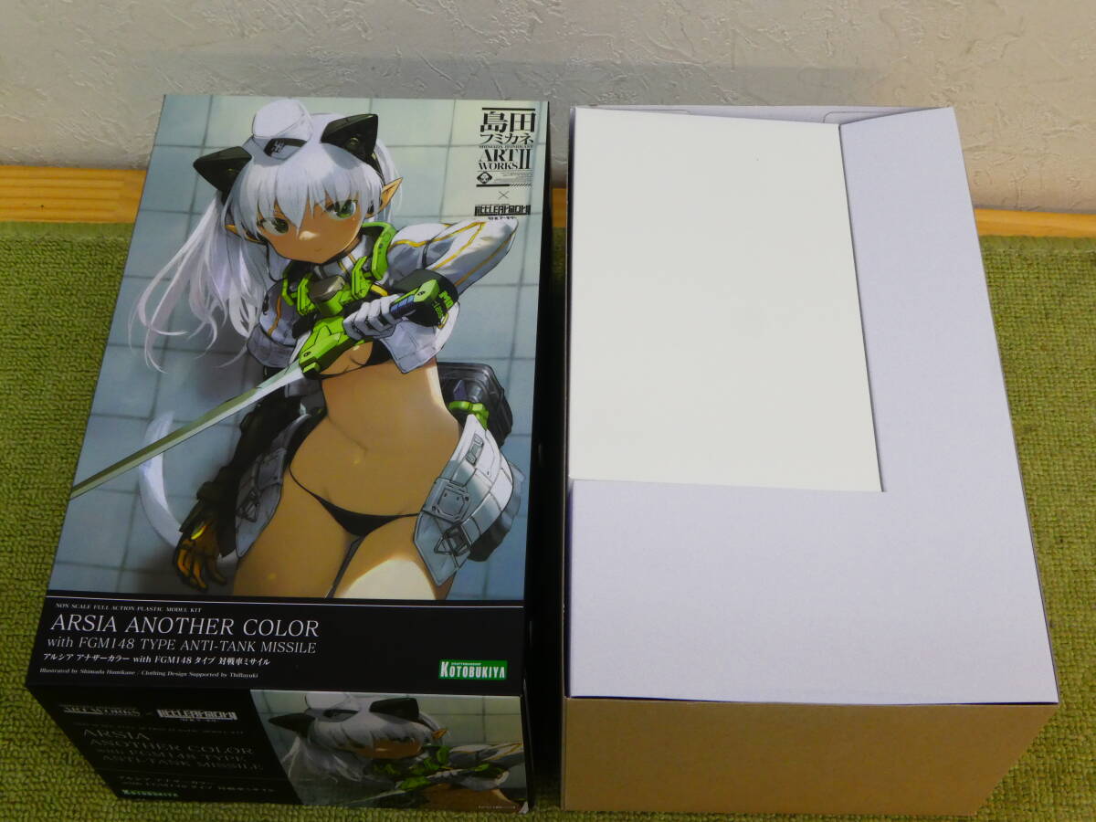 115-R27) 未組立品 島田フミカネ ART WORKS アルシア アナザーカラー with FGM148タイプ 対戦車ミサイル プラモデル コトブキヤ
