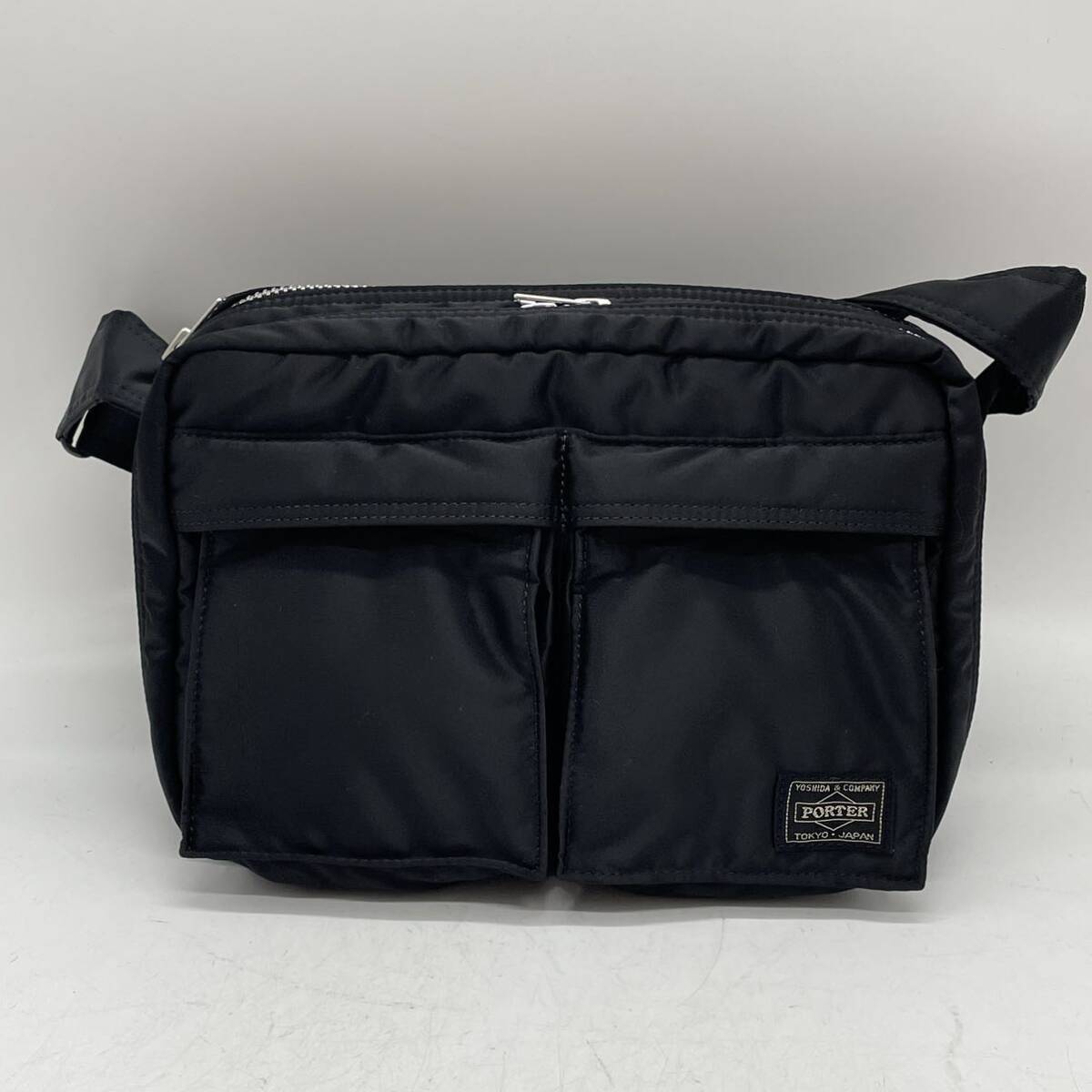 ★BN1719● PORTER ポーター TANKER タンカー ショルダーバッグ SHOULDER BAG （S) 622-06963 ブラック　黒 タグ付き
