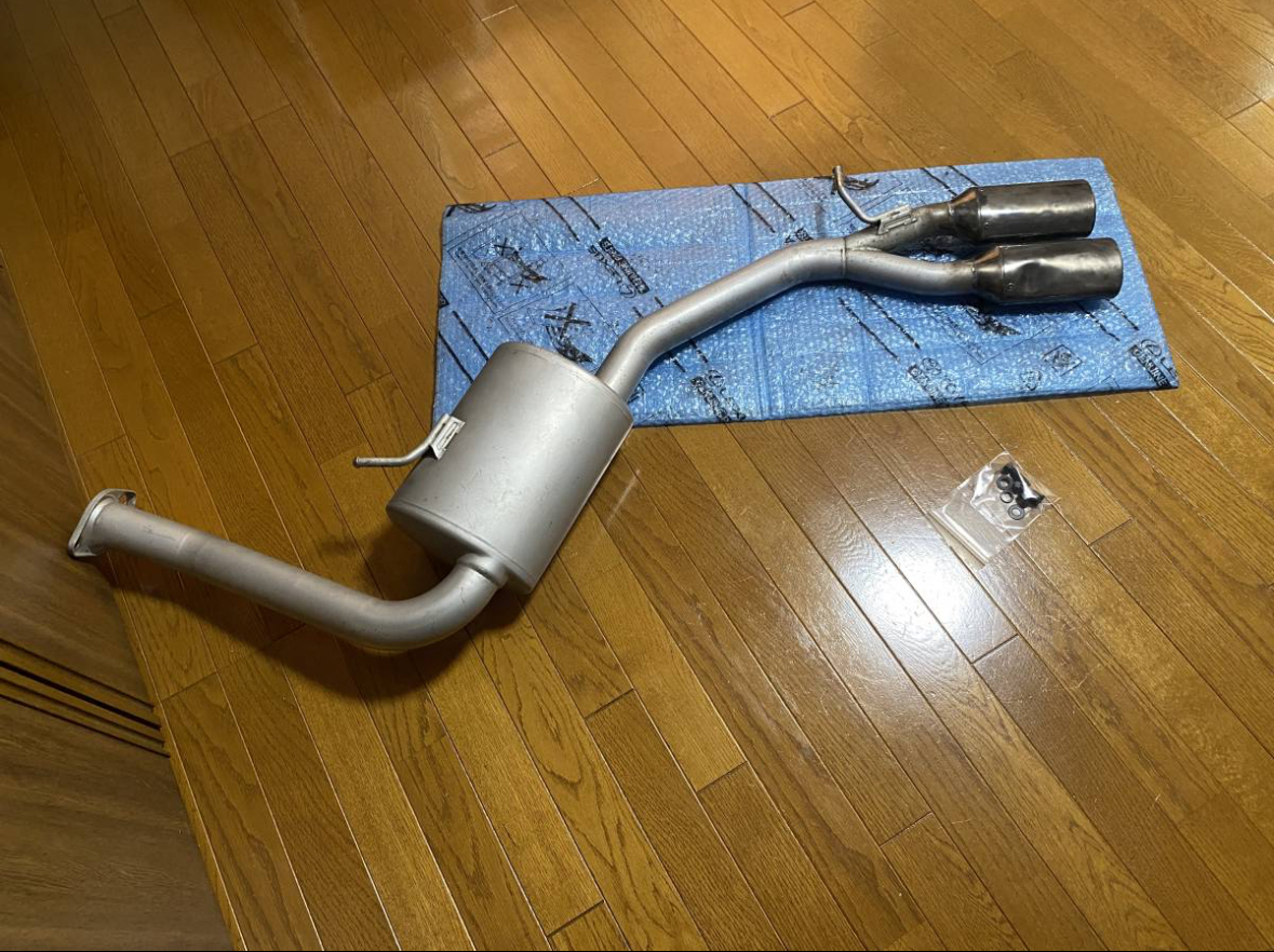 ◎入手困難◎絶版品 トヨタ 80系 ヴォクシー ノア エスクァイア VOXY ハイブリッド ガナドール エキゾースト リア 社外 マフラーZRR80G
