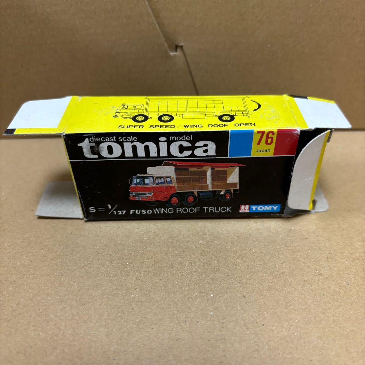 100502 トミカ 76-3 ふそう ウイングルーフトラック ADVAN
