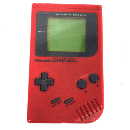 任天堂 Nintendo DMG-01 ゲームボーイ GB レッド ゲーム機 QD101-27