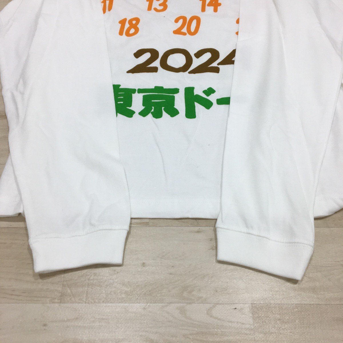 S размер голубой noma-zBruno Mars 2024 Tokyo Dome товары длинный рукав [D0182]