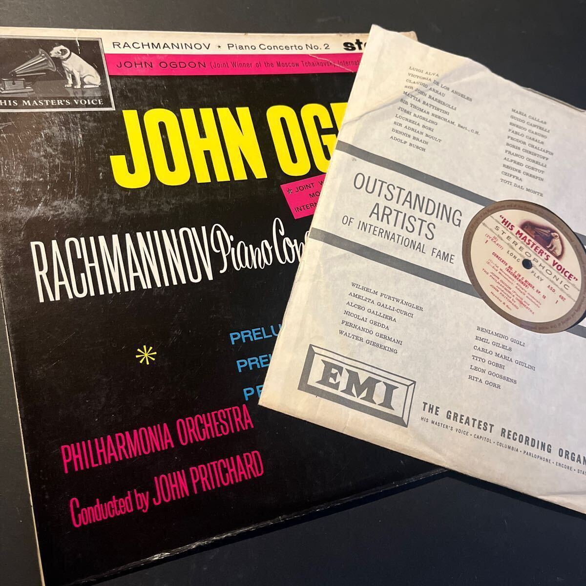英hmv【貴重な白金ASD】★ ジョン?オグドンのラフマニノフ ピアノ協(xié)奏曲第2番 ★ John Ogdon Rachmaninov Piano Concerto No.2 stereo