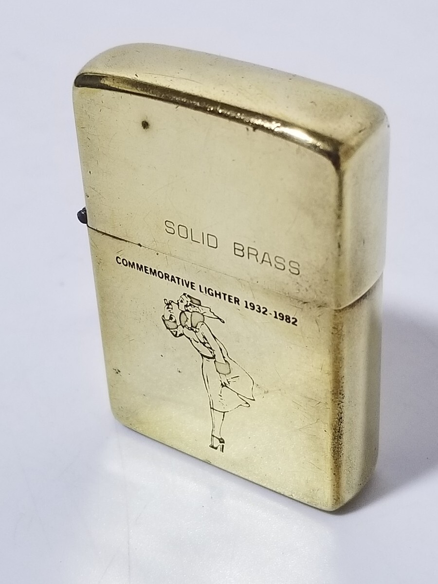 ZIPPO ジッポー SOLID BRASS ソリッドブラス ダブルイヤー 1932 ZIPPO ジッポー SOLID BRASS ソリッドブラス ダブルイヤー 1932