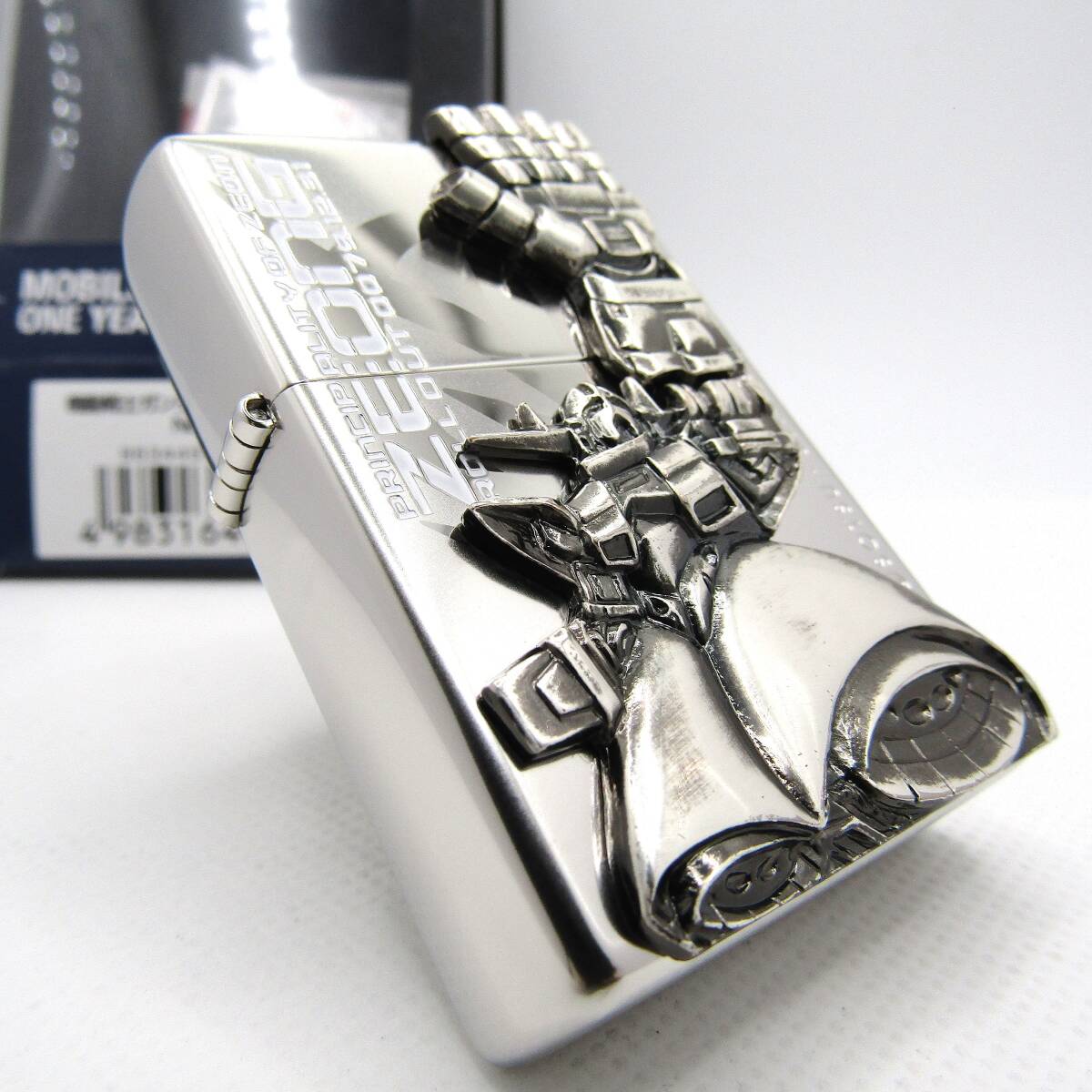 ジオング　zippo 2008年製　新品未開封 希少シルバー】機動戦士ガンダム ZEONE ジオング Zippo 2008年製