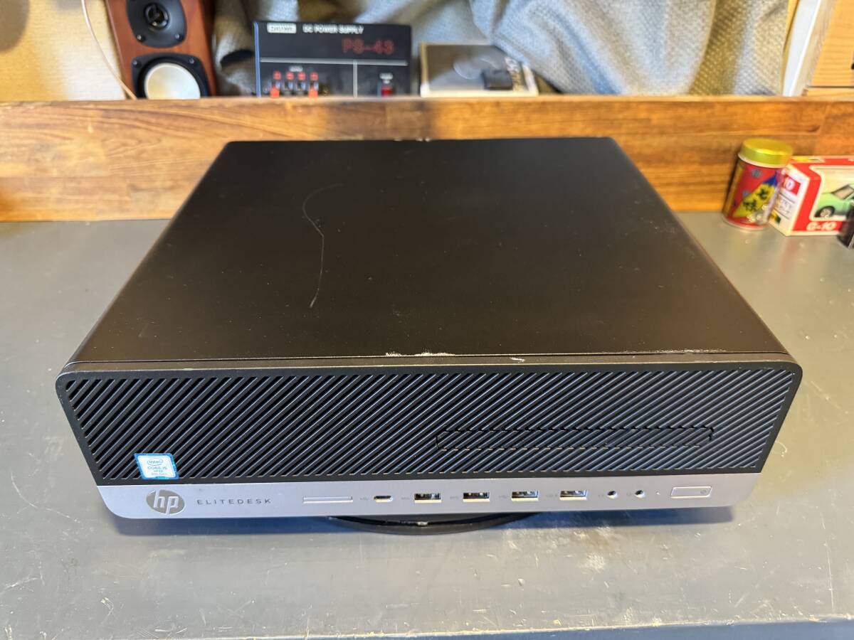 【hp EliteDesk 800 G4 Core i5 第8世代　8GB　HDD無し　BIOSのみ確認　中古②】
