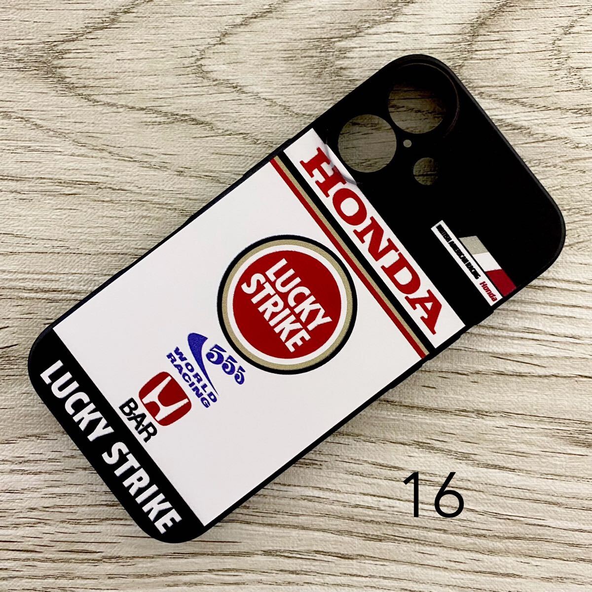 ラッキー ストライク B・A・R ホンダ iPhone 16 ケース F1 BAR ラッキー ストライク B・A・R ホンダ iPhone 16 ケース F1 BAR