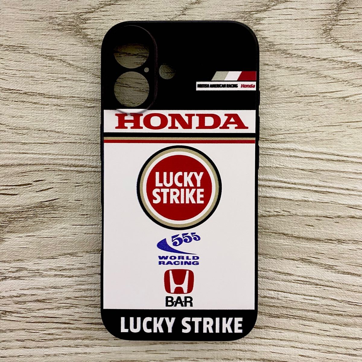 ラッキー ストライク B・A・R ホンダ iPhone 16 ケース F1 BAR ラッキー ストライク B・A・R ホンダ iPhone 16 ケース F1 BAR