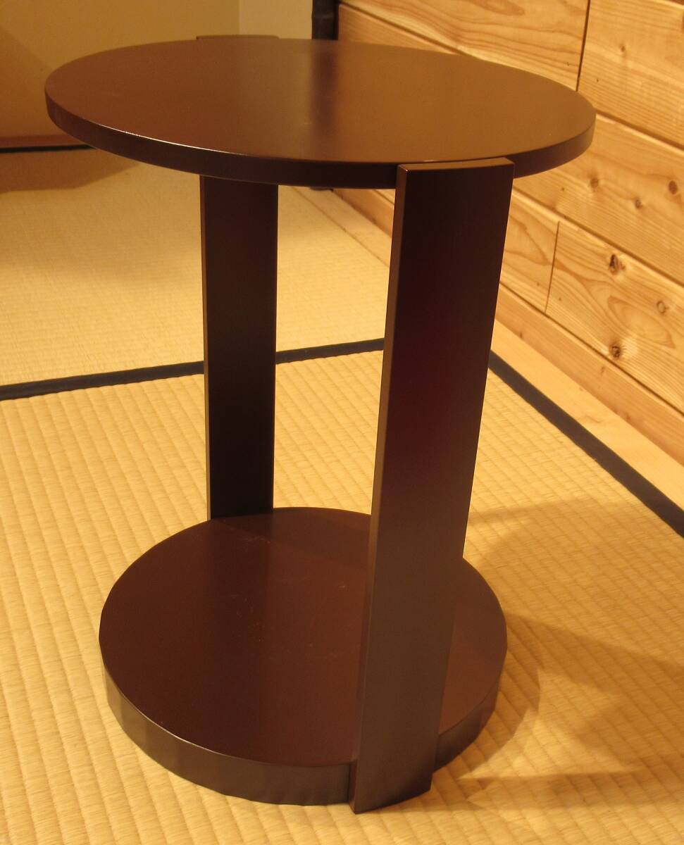 茶道 丸卓 溜塗 組立式 Yahoo!オークション - 茶道具『組立式 溜塗丸卓(共箱)鵬雲斎好